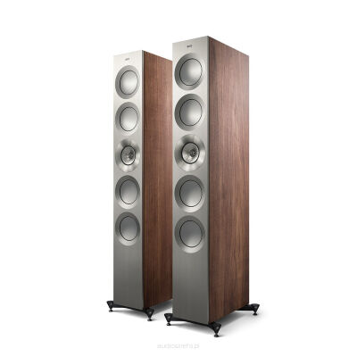 KEF Reference 5 Meta Srebrny Orzech Kolumny podłogowe Autoryzowany Dealer