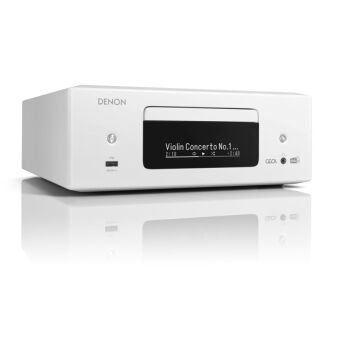 DENON RCDN-12 DAB Biały Amplituner stereo z CD Autoryzowany Dealer